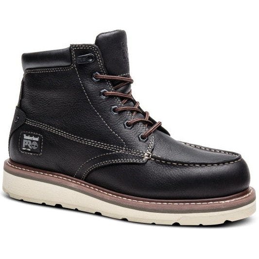 Timberland PRO Men's Gridworks 6" Soft Toe Waterproof Work Boot - Black - TB1A29UP001 - Overlook Boots