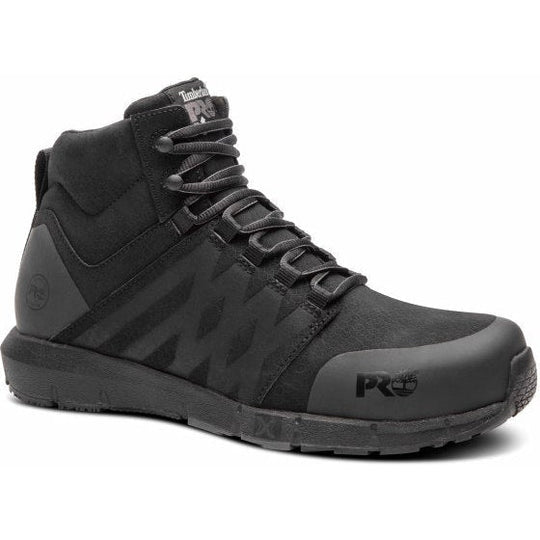 Timberland PRO Men's Radius Mid Composite Toe Work Boot - Black - TB1A28WF001 - Overlook Boots