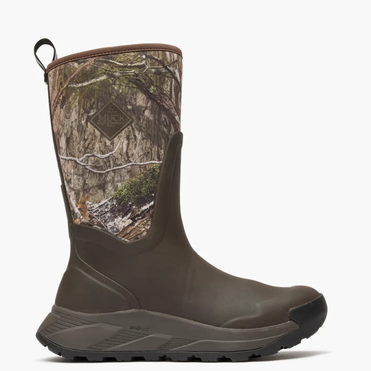 Muck Outmax Bota Alta de Neopreno para Hombre, 12 Pulgadas, Impermeable - Mossy Oak - MOX12MCD
