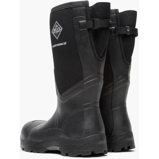 Muck Women's Chore 12" Square Toe Waterproof Western Rubber Work Boot - Black - MCHWW00 - Overlook Boots