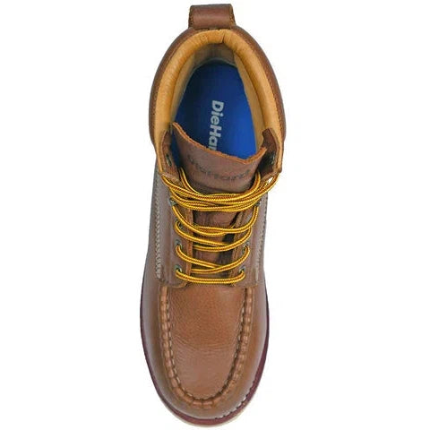 DieHard Men's Malibu 6" Soft Toe Slip Resistant Wedge Work Boot - Rust - DH60420 - Overlook Boots