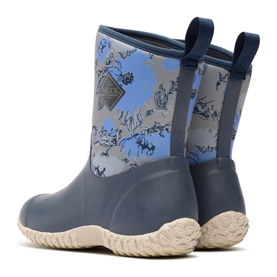 Muck Women's Muckster II Mid 10" Waterproof Neoprene Boot - India Ink/Floral - MM210W20 - Overlook Boots