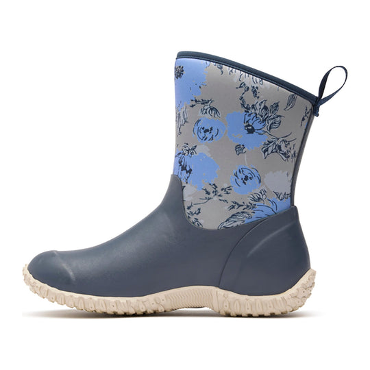 Muck Women's Muckster II Mid 10" Waterproof Neoprene Boot - India Ink/Floral - MM210W20 - Overlook Boots