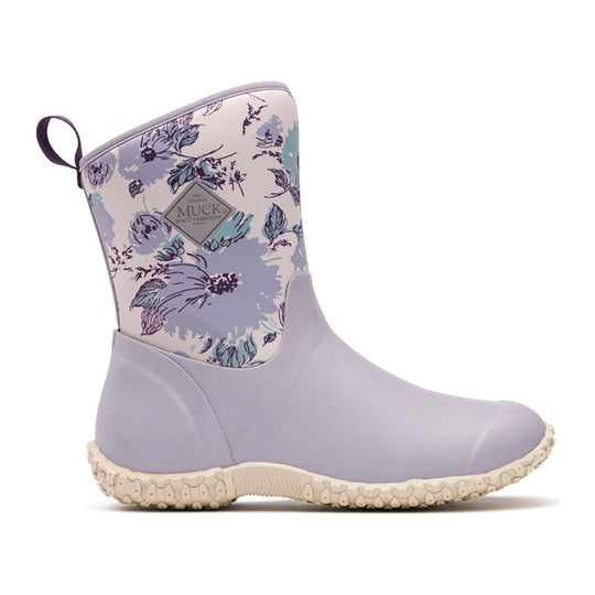 Muck Women's Muckster II Mid 10" Waterproof Neoprene Boot - Minimal Gray/Floral - MM210W50 - Overlook Boots