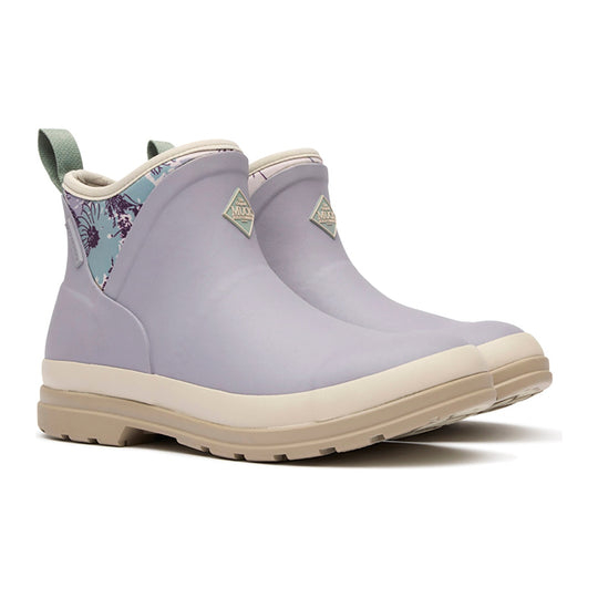 Muck Women's Originals Ankle 6" Waterproof Neoprene Boot - Minimal Gray/Floral - MOAW500 - Overlook Boots
