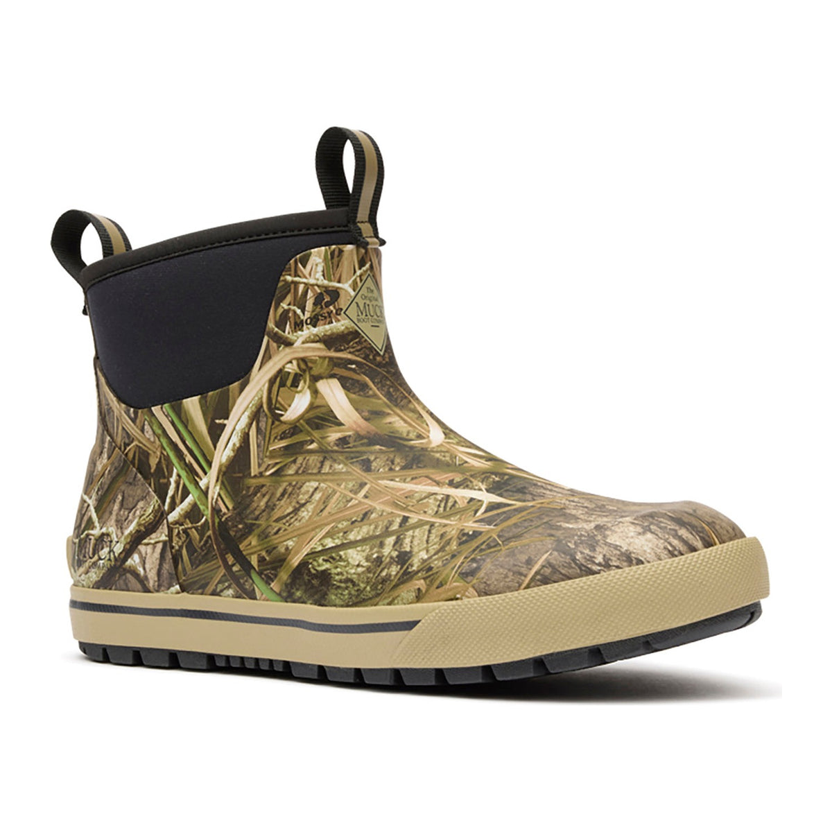 Muck Men's Xplorer 6" Waterproof Neoprene Ankle Boot - Mossy Oak Shadow Grass Habitat - MXP6MSG 7 / Medium / Mossy Oak Shadow Grass Habitat - Overlook Boots