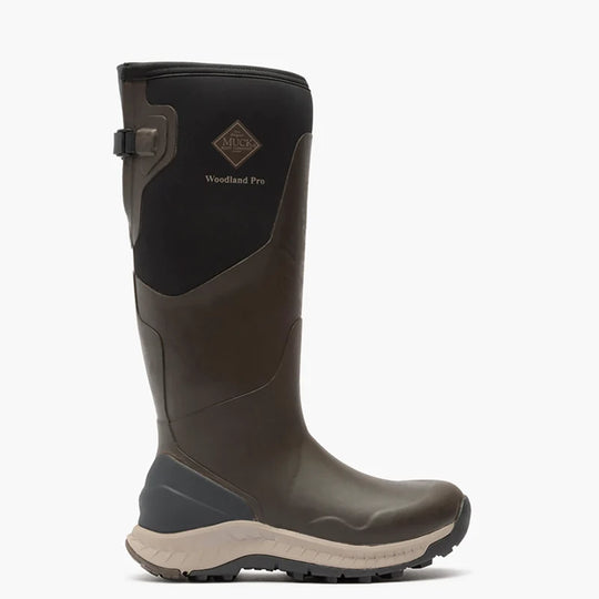 Muck Men's Woodland Pro 17" Waterproof Neoprene Tall Hunting Boot - Brown - MWP17M90 7 / Brown - Overlook Boots