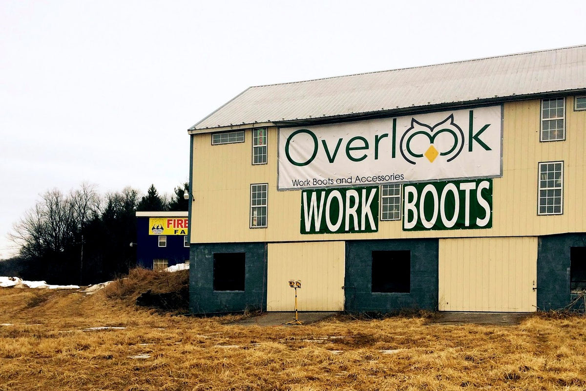 Overlook Boots flagship store in Glen Rock, PA – early-1900s barn on Potosi Road