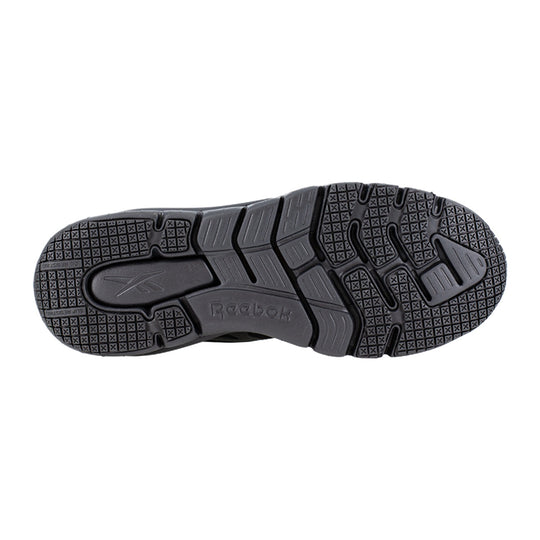 Reebok Men's Flex Trainer Composite Toe Mid Cut Athletic Work Shoe - Black and Gray - RB5125 - Overlook Boots