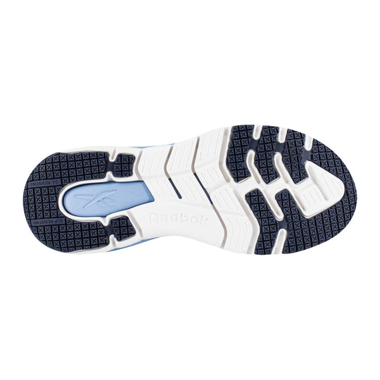 Reebok Women's Flex Trainer Composite Toe Static Dissipative Athletic Work Shoe - Navy and Sky Blue - RB513 - Overlook Boots
