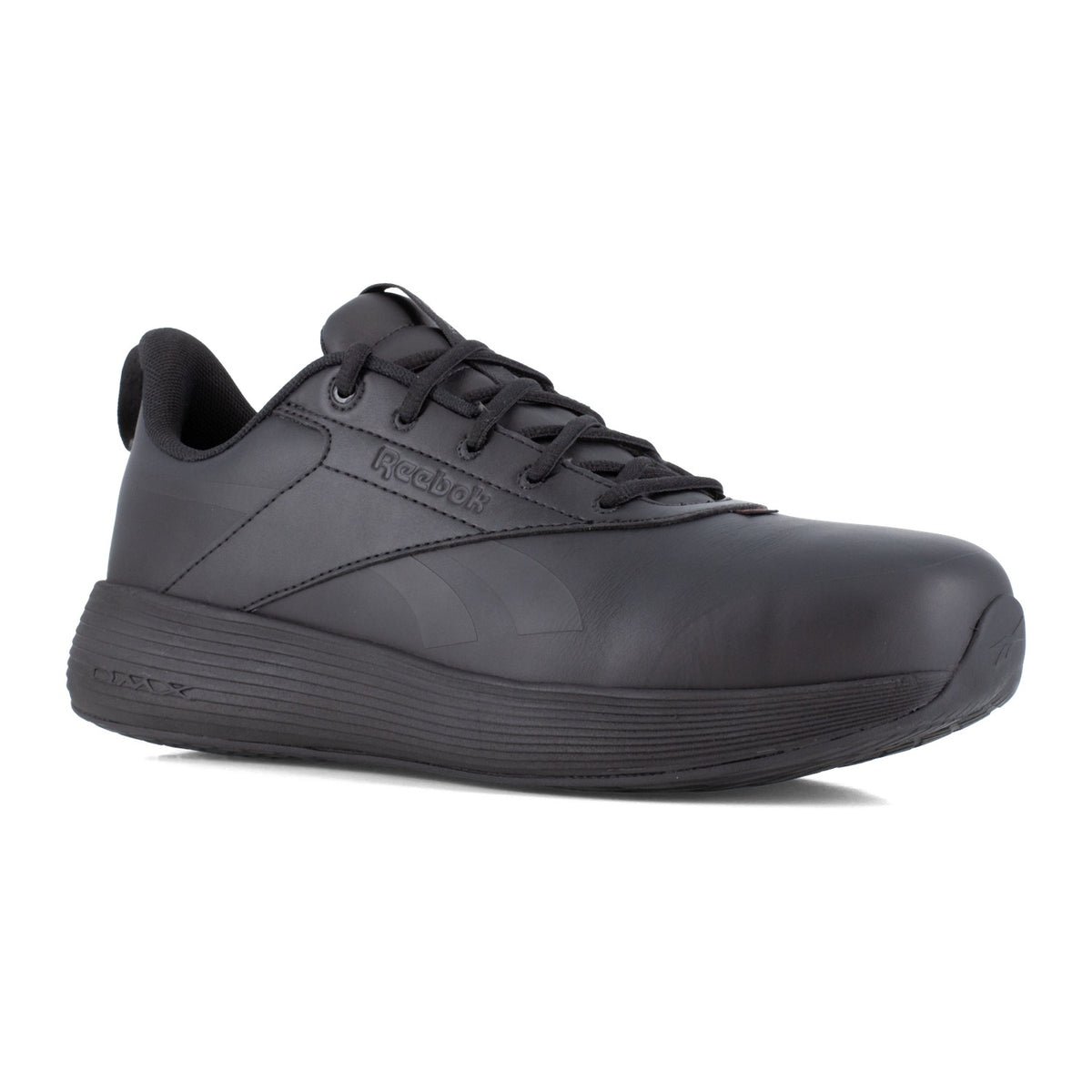 Reebok Women's DMXair Comfort+ Composite Toe Conductive Athletic Work Shoe - Black - RB624 6 / Medium / Black - Overlook Boots