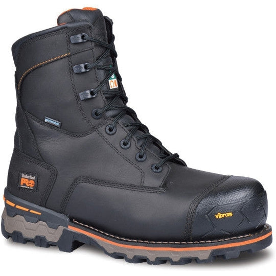 Timberland Pro Men's Boondock 8" Composite Toe Waterproof 200G Insulated Work Boot - Black - TB189645001 - Overlook Boots