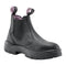 Steel Blue Women's Hobart 6" Soft Toe Water Resistant Chelsea Work Boot - Black - 810891 5 / Wide / Black - Overlook Boots