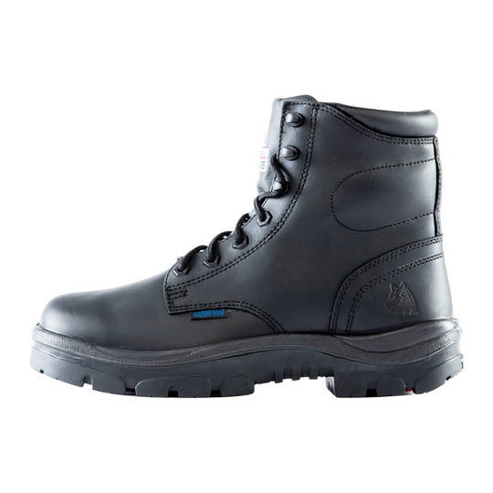 Steel Blue Men's Argyle 6" Soft Toe Waterproof Lace-Up Work Boot - Black - 810952 - Overlook Boots