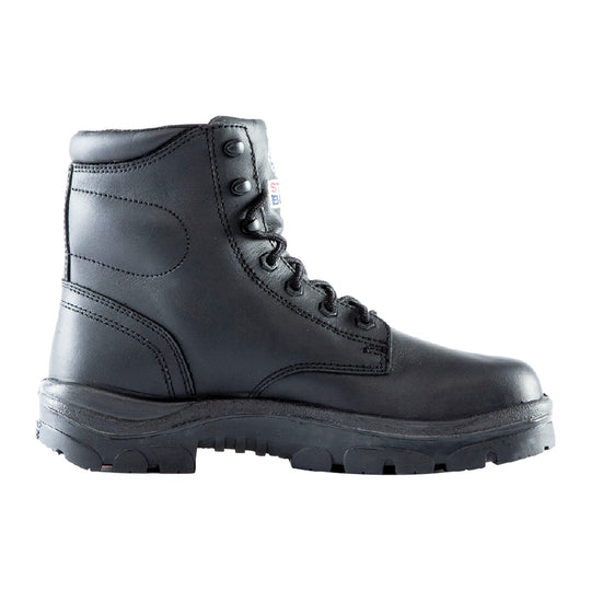 Steel Blue Men's Argyle 6" Soft Toe Waterproof Lace-Up Work Boot - Black - 810952 - Overlook Boots