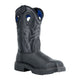 Steel Blue Men's Blue Heeler 10" Steel Toe Waterproof Western Work Boot - Black - 813945 7 / Medium / Black - Overlook Boots