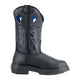 Steel Blue Men's Blue Heeler 10" Steel Toe Waterproof Western Work Boot - Black - 813945 - Overlook Boots