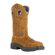 Steel Blue Men's Blue Heeler 10" Steel Toe Waterproof Western Work Boot - Brown - 813945 7 / Medium / Brown - Overlook Boots