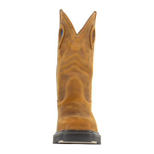 Steel Blue Men's Blue Heeler 10" Steel Toe Waterproof Western Work Boot - Brown - 813945 - Overlook Boots
