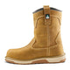 Terra Men's Ironstone Round Toe Pull-On Composite Toe Waterproof Safety Work Boot - Tan - 1163TN - Overlook Boots
