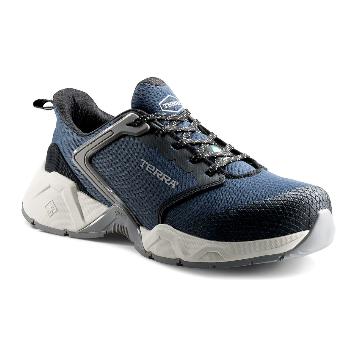 Terra Men's Vector Composite Toe Athletic Safety Work Shoe - Navy - 1276NV 3 / Wide / Navy - Overlook Boots