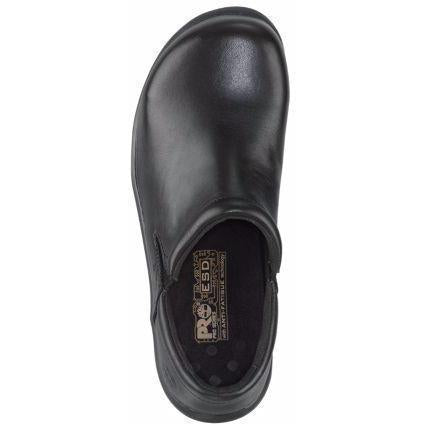 Timberland PRO Women's Newbury Alloy Toe ESD Slip-On Work Shoe - Black - TB187528001 - Overlook Boots