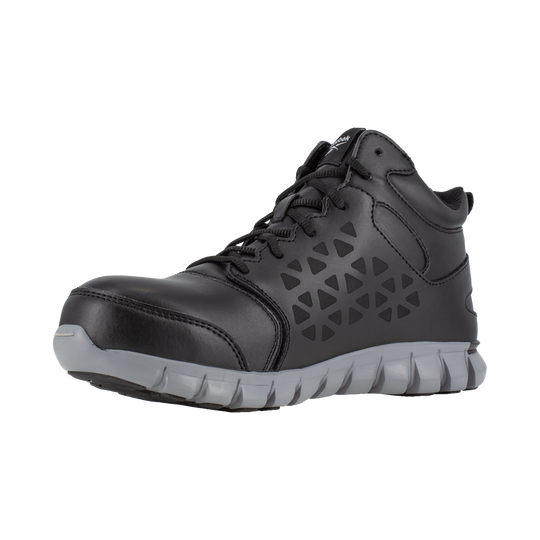 Reebok Women's Sublite Cushion Composite Toe Waterproof Athletic Work Shoe - Black - RB414 - Overlook Boots