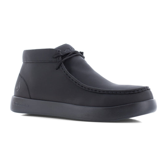 Volcom Men's Chill Composite Toe Mid Cut Slip-On Casual Work Shoe - Black - VM30815 6 / Wide / Black - Overlook Boots