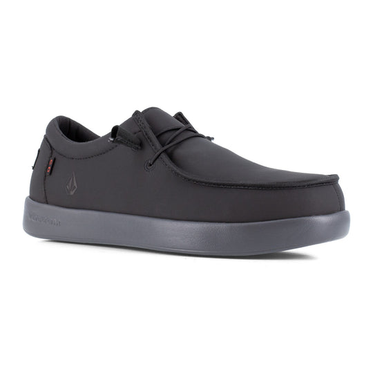 Volcom Women's Chill Composite Toe Conductive Slip-On Casual Work Shoe - Black - VM30817F 6 / Wide / Black - Overlook Boots