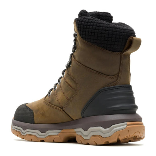 Wolverine Men's Alpha Insulated Infinity System 8" Soft Toe Waterproof 400G Insulated Work Boot - Dark Coffee - W260040 - Overlook Boots