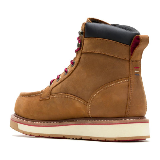 Wolverine Men's USA-Built Loader DuraShocks 6" CarbonMAX Composite Toe Waterproof Moc Toe Wedge Work Boot - Trail - W261123 - Overlook Boots