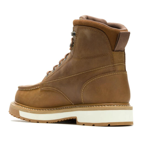Wolverine Men's Reloader 6" Soft Toe Waterproof Moc Toe Work Boot - Dark Tan - W260086 - Overlook Boots