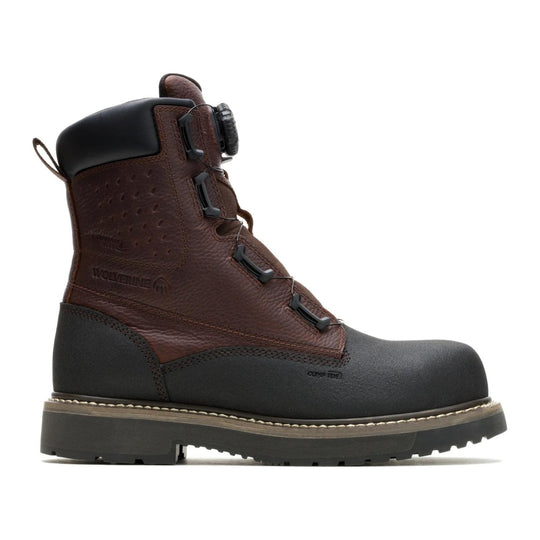 Wolverine Men's Reloader 8" BOA CarbonMAX Composite Toe Waterproof Work Boot - Dark Chocolate - W261120 - Overlook Boots
