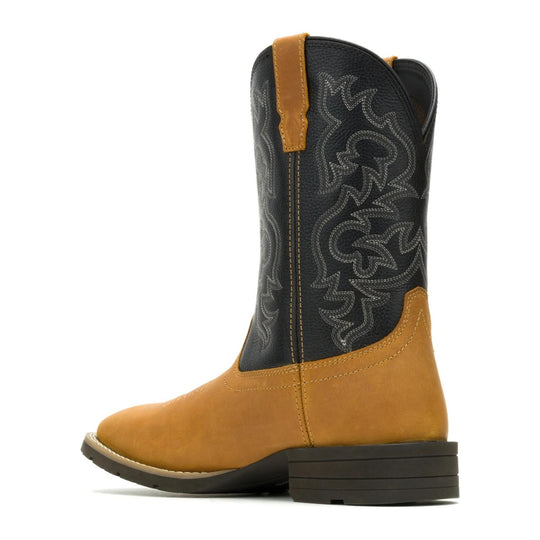 Wolverine Men's Wheatland Saddle Series Soft Toe Western Pull On Work Boot - Wheat - W260037 - Overlook Boots