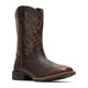 Wolverine Men's Wheatland Saddle Series Steel Toe Western Pull On Work Boot - Clove - W261130 7 / Medium / Clove - Overlook Boots
