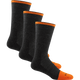 Men's Darn Tough Steely Boot Midweight Work Socks - 2006 - 3 PACK Medium / Graphite - Overlook Boots