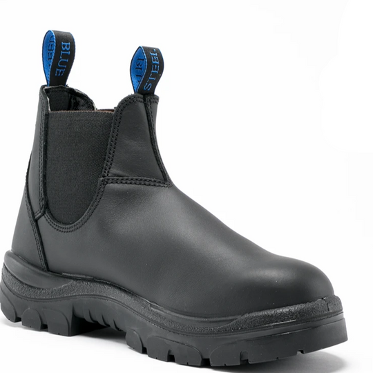 Steel Blue Men's Hobart 6" Steel Toe Water Resistant Ankle Work Boot- Black- 812901 - Overlook Boots
