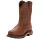 Ariat Men's WorkHog 10" Soft Toe Waterproof Western Work Boot - Oily Distressed Brown - 10001198 7 / Medium / Brown - Overlook Boots