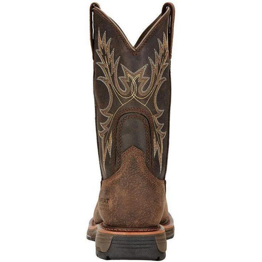 Ariat Men's WorkHog 11" Composite Toe Waterproof Western Work Boot - Bruin Brown - 10017420 - Overlook Boots