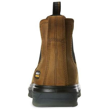 Ariat Men's Turbo Chelsea 6" Carbon Toe Waterproof Work Boot - Aged Bark - 10027331 - Overlook Boots