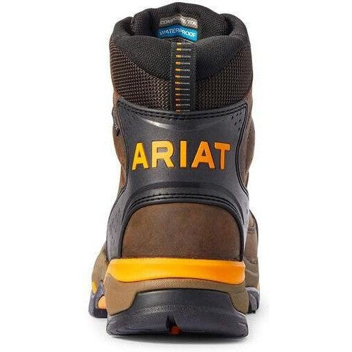 Ariat Men's Endeavor 6" Carbon Toe Waterproof Work Boot - Brown - 10031591 - Overlook Boots