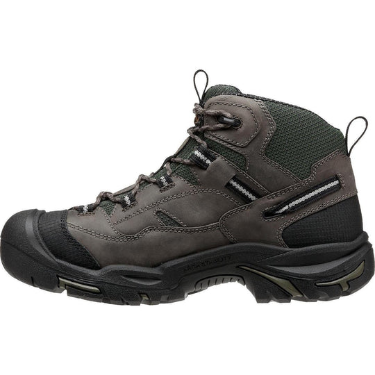 Keen Utility Braddock Mid Bota de Trabajo para Hombre, Impermeable, Punta de Acero, Fabricada en EE. UU. - Gargoyle/Forest Night - 1011243 - Imagen 7