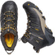 KEEN Utility Men's Lansing Mid Steel Toe Waterproof Work Boot - Raven/Tawny Olive - 1018079 - Overlook Boots