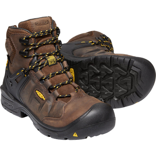 Keen Utility Men's Dover 6" Composite Toe American Built Waterproof Work Boot - Brown - 1021467 - Overlook Boots