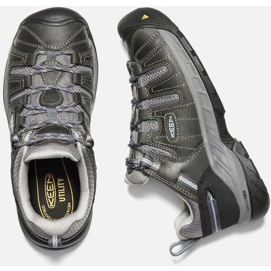 Keen Utility Women's Flint II Soft Toe Work Shoe - Steel Grey/Paloma - 1023253 - Overlook Boots