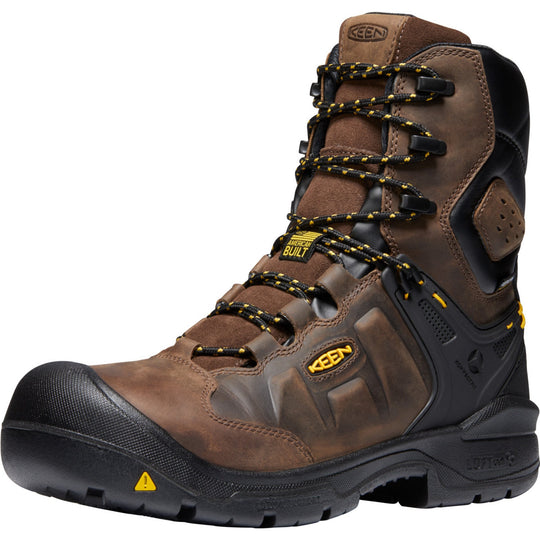Keen Utility Men's Dover 8" Carbon-Fiber Toe American Built Waterproof Work Boot - Brown - 1024186 - Overlook Boots