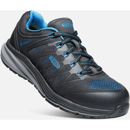 Keen Utility Men's Vista Energy Carbon-Fiber Toe Work Shoe - Brilliant Blue/Black - 1024581 - Overlook Boots