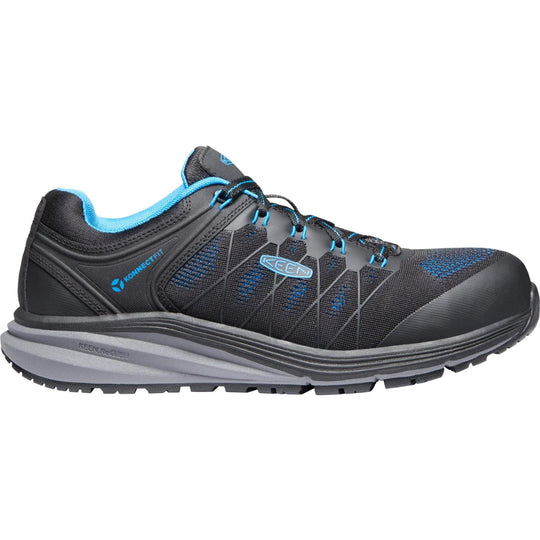 Keen Utility Men's Vista Energy Carbon-Fiber Toe Work Shoe - Brilliant Blue/Black - 1024581 - Overlook Boots