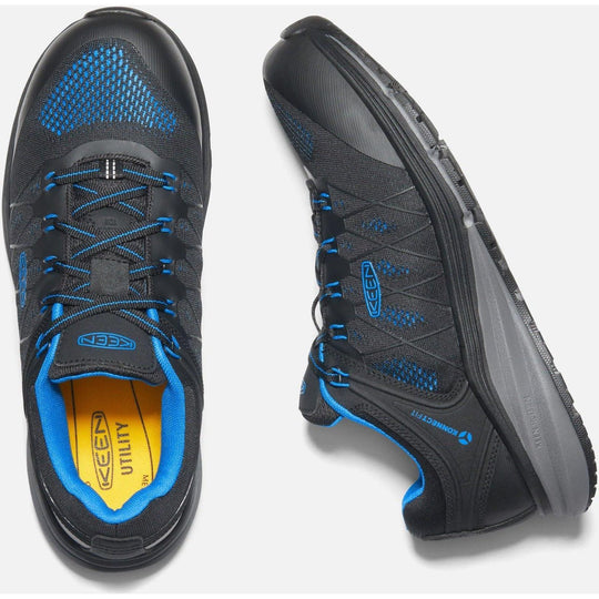 Keen Utility Men's Vista Energy Carbon-Fiber Toe Work Shoe - Brilliant Blue/Black - 1024581 - Overlook Boots