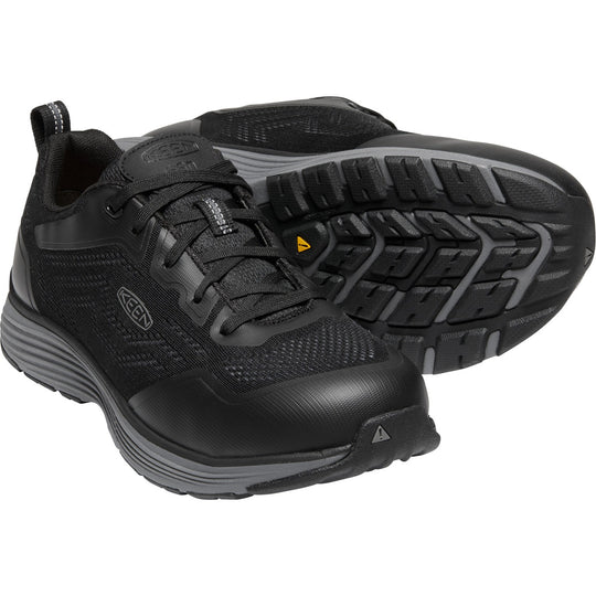 Keen Utility Sparta II Zapato de Trabajo para Hombre, Punta de Aluminio, Disipador de Estática (ESD) - Negro - 1025637 - Imagen 6